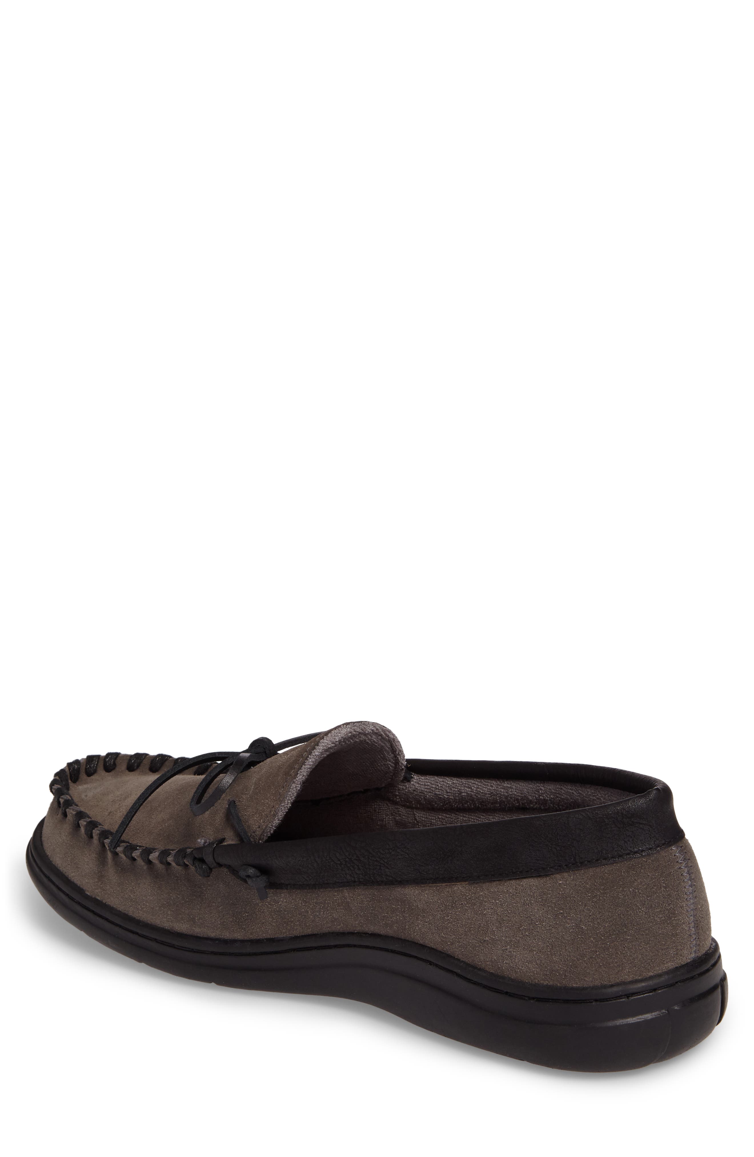 Atlin Water Resistant Driving Shoe, Alternate, color, GREY SUEDE