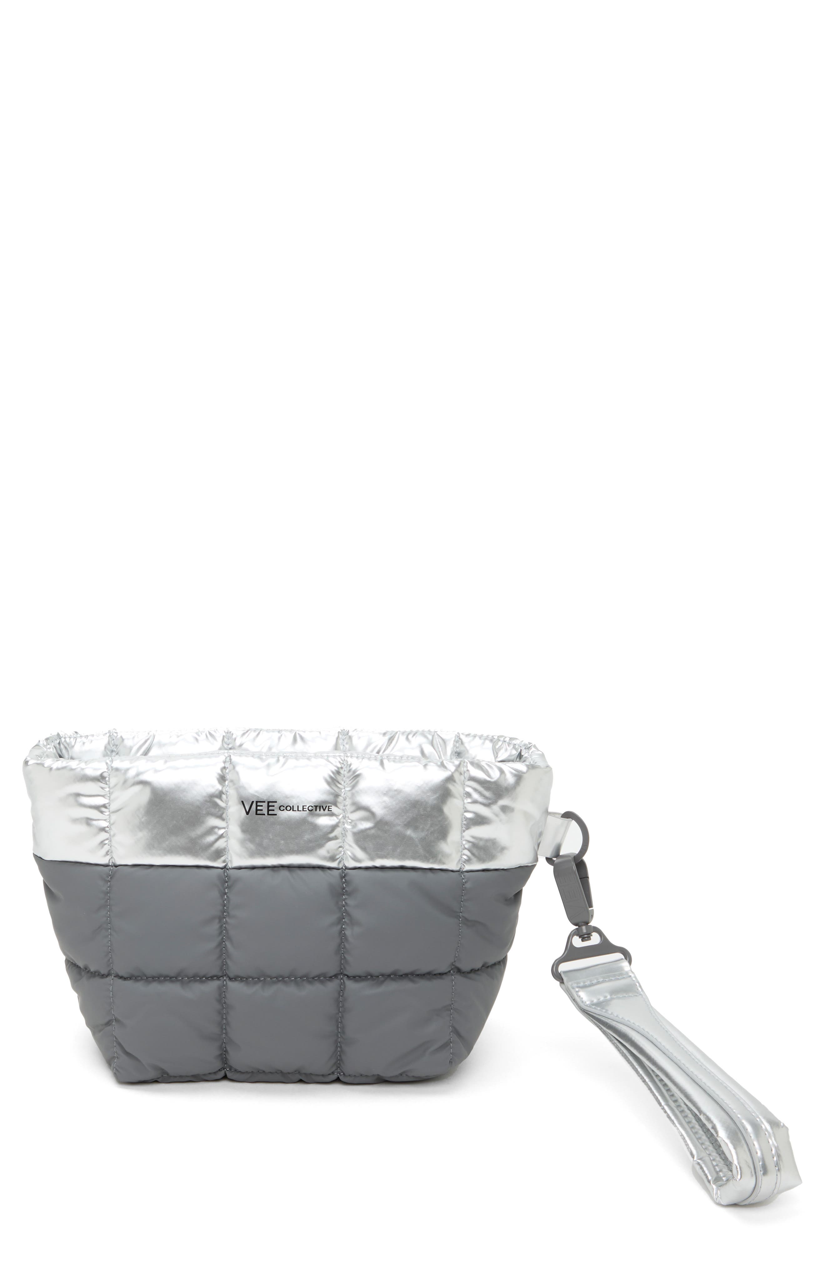 VeeCollective Porter Colorbock Recycled Nylon Clutch, Main, color, 