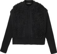 AllSaints Elias Loopy Wool Blend Cardigan