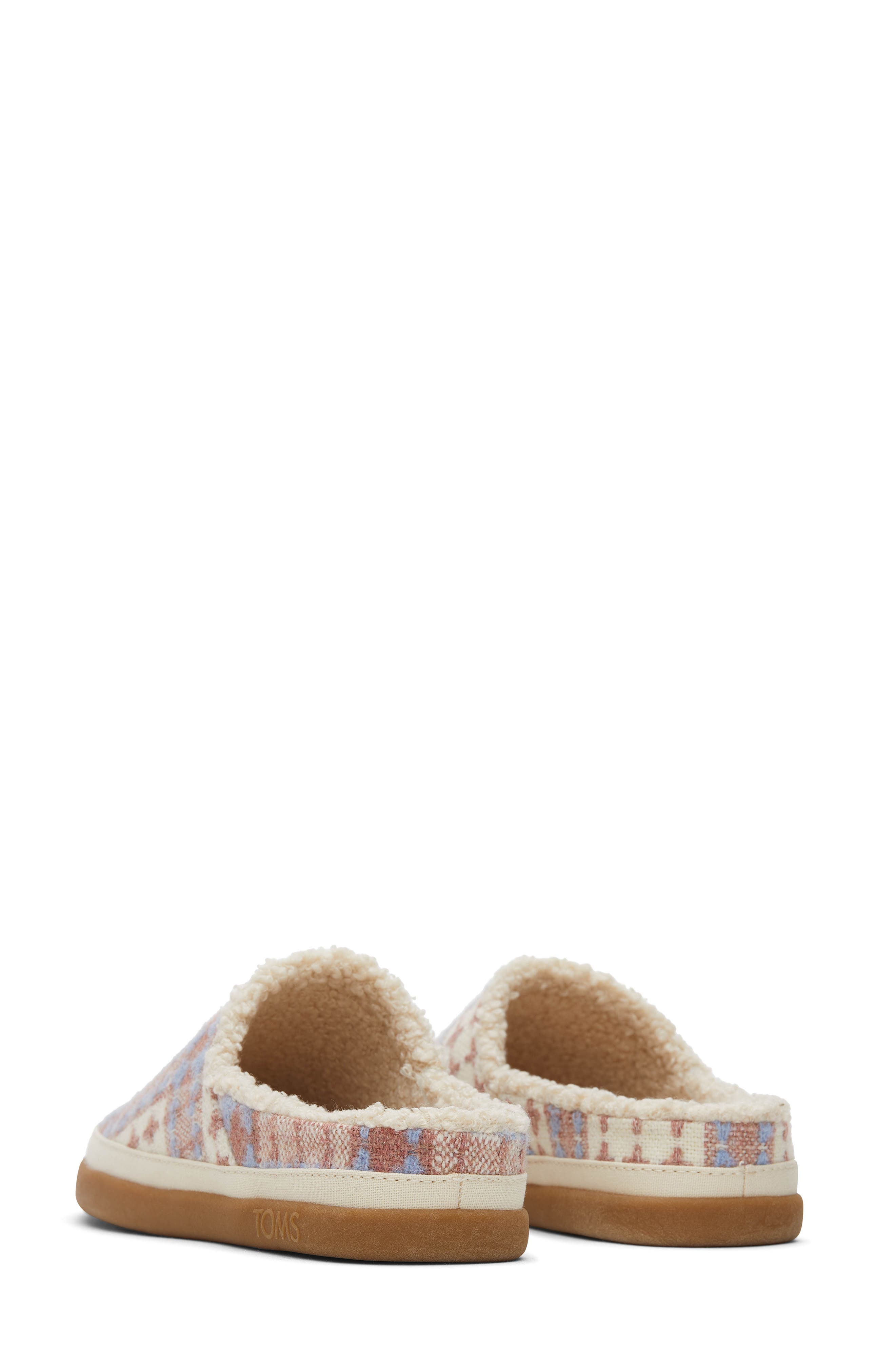 TOMS Sage Faux Shearling Scuff Slipper, Alternate, color, 