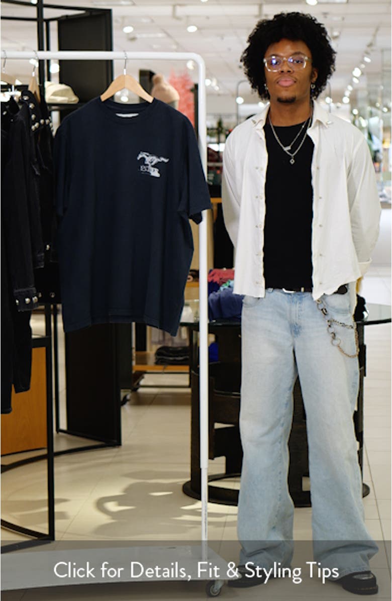 Mustang Cross Graphic T-Shirt, sales video thumbnail