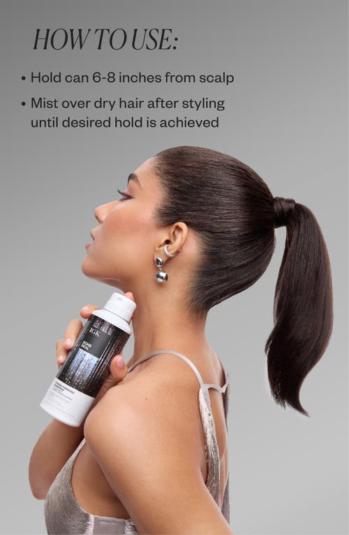 Igk Done Deal Strong Hold Hairspray In Transparent