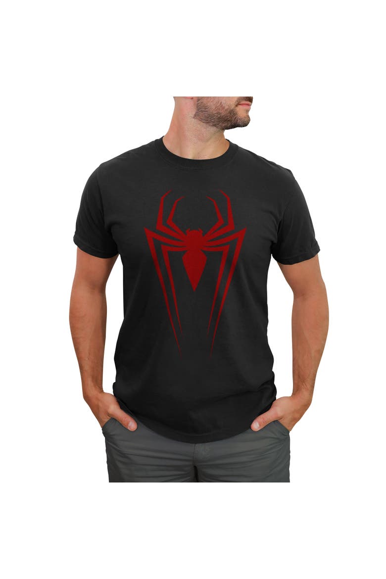 Men's Marvel Spider-Man Icon Badge  Graphic T-Shirt, Main, color, Black