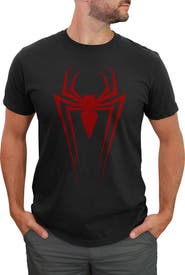 Marvel Men's Marvel Spider-Man Icon Badge Graphic T-Shirt