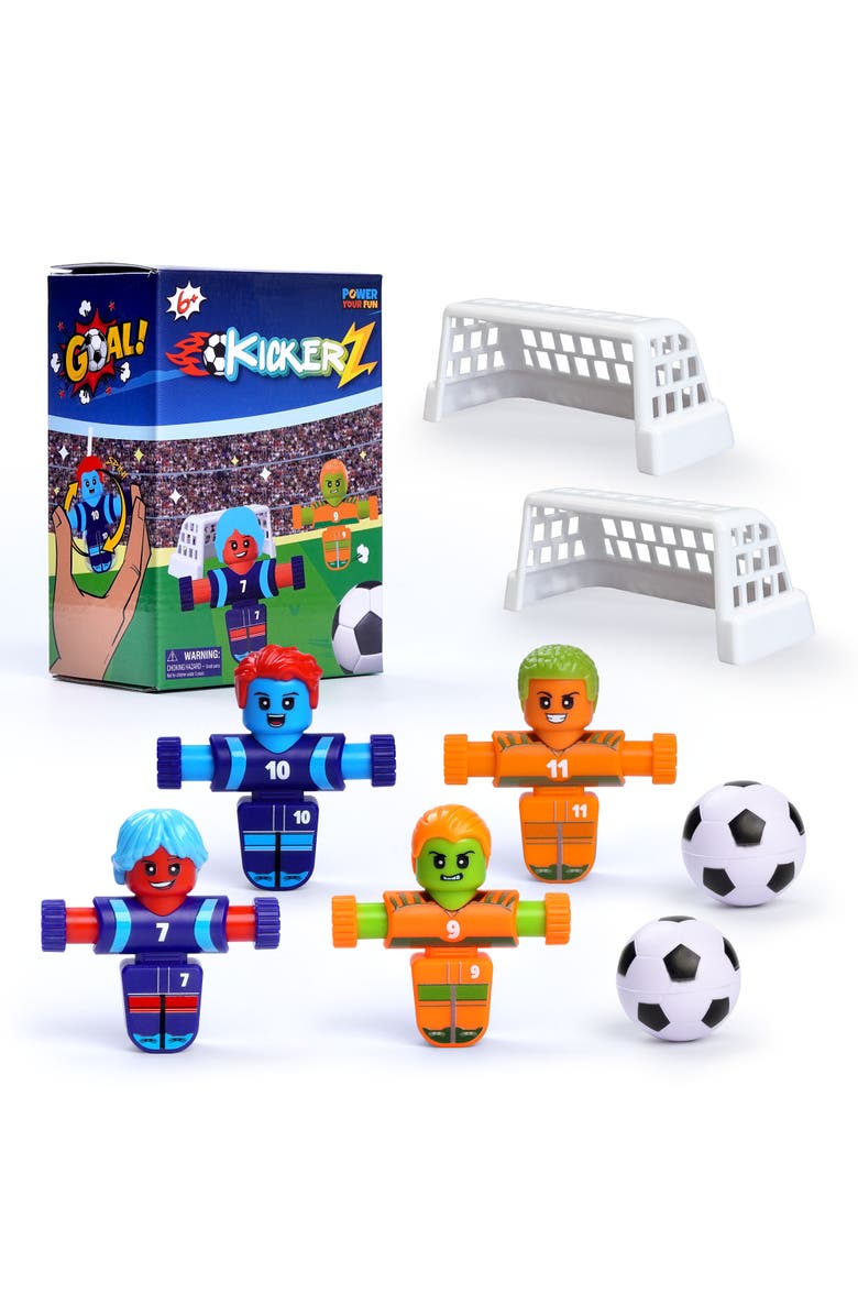 Power Your Fun KickerZ Soccer Fidgets Game Set- 8pc, Main, color, Multi Color