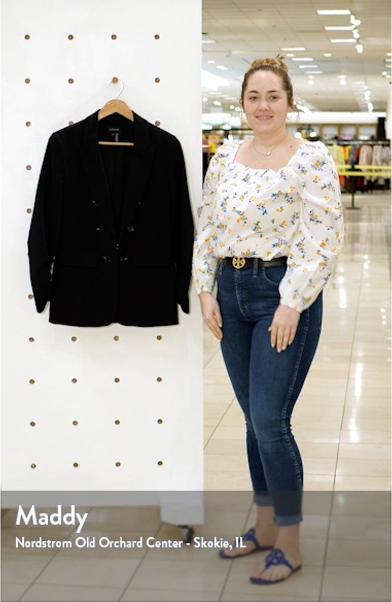 Faux Double Breasted Blazer, sales video thumbnail