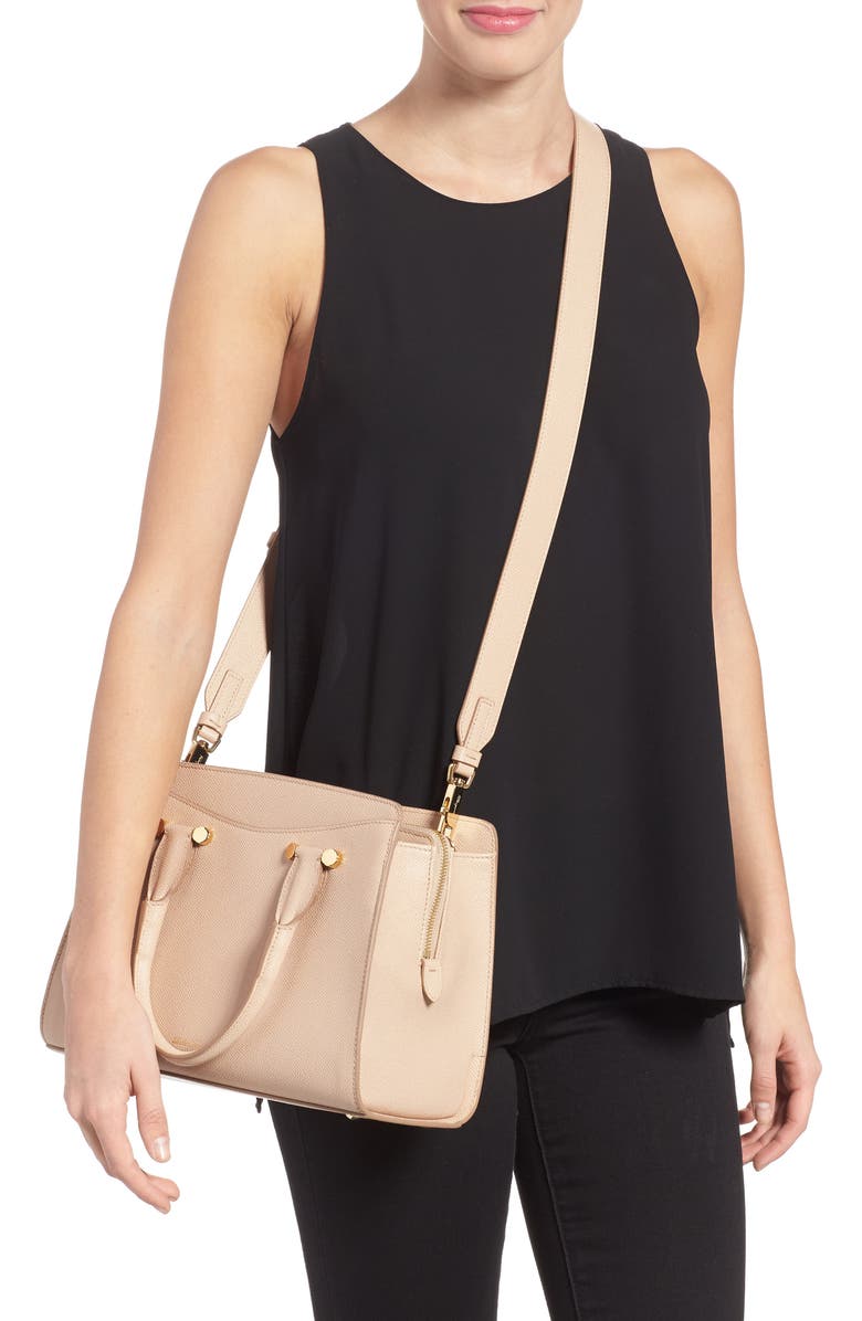 FERRAGAMO Salvatore Ferragamo Small Today Leather Satchel, Alternate, color,