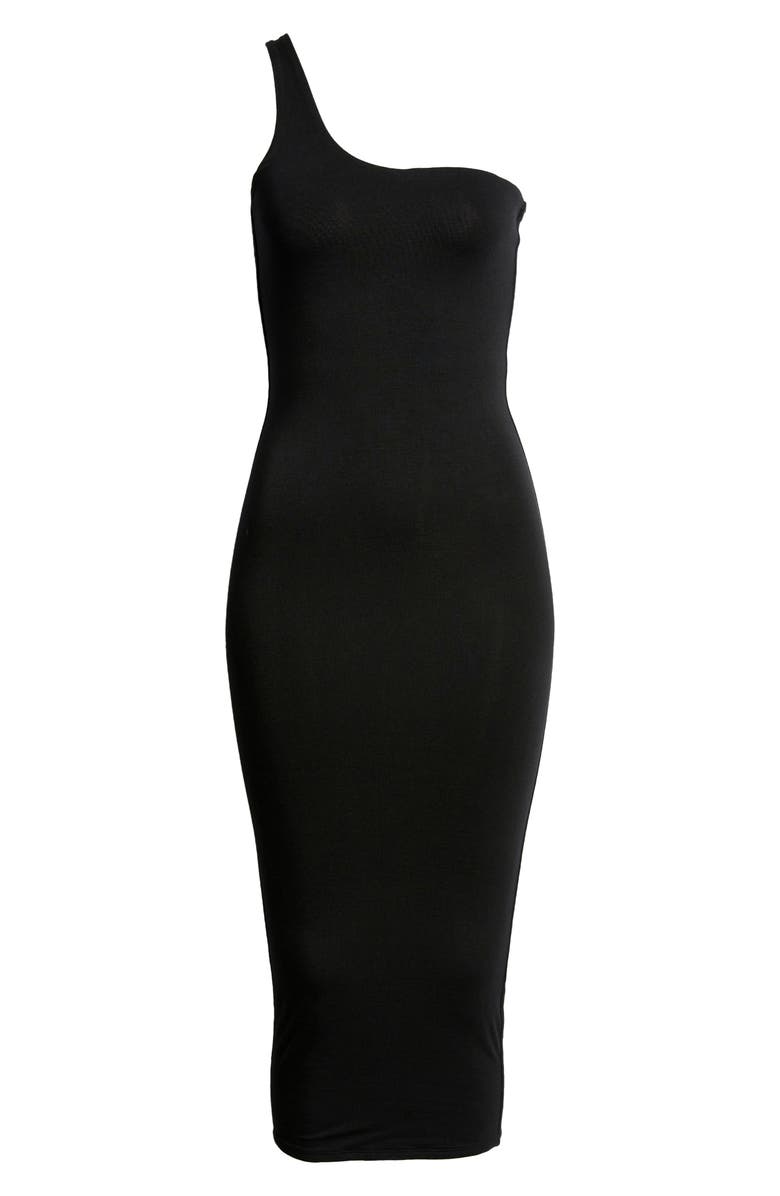 RE ONA Sophia One-Shoulder Dress, Alternate, color,