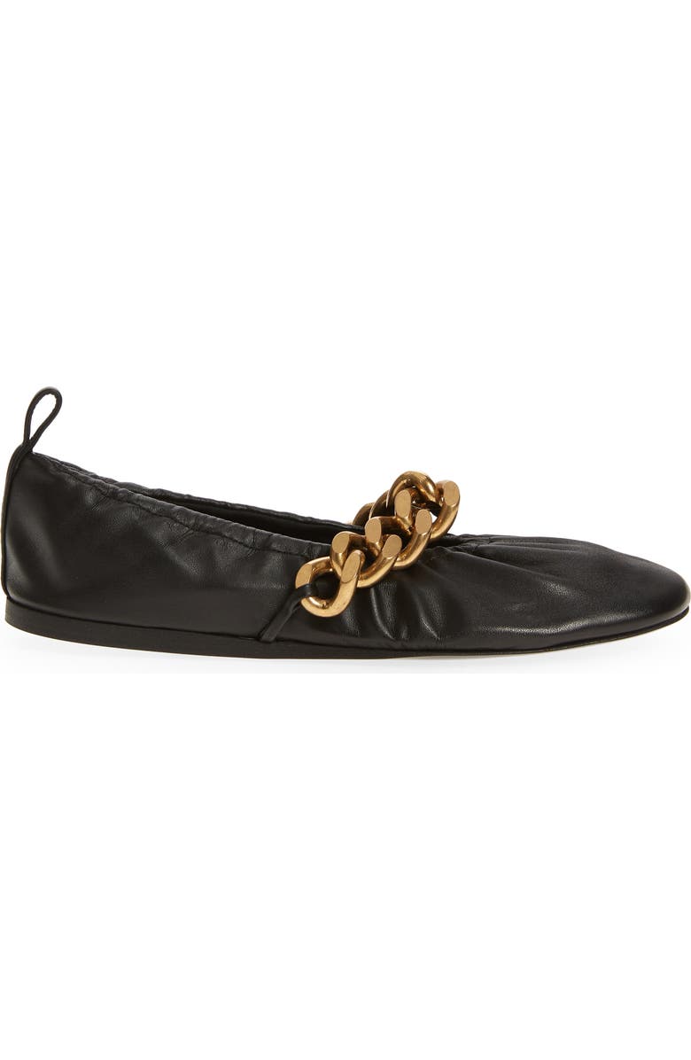 Stella McCartney Falabella Chain Ballet Flat, Alternate, color,