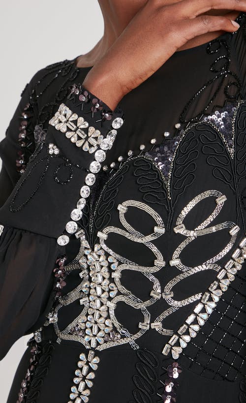 Temperley London Sofia Gown In Black