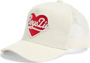BOYS LIE Signature Corduroy Trucker Hat