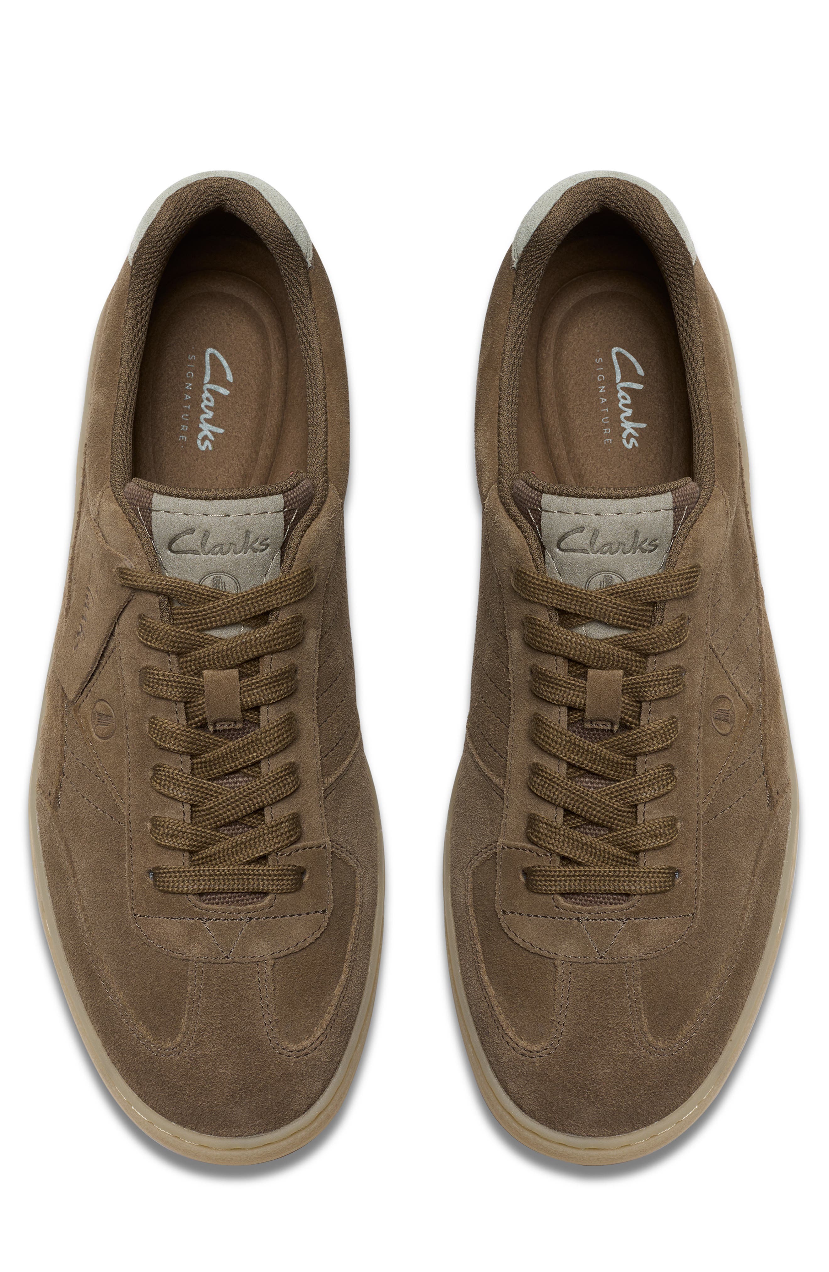 Clarks<sup>®</sup> CraftRally Ace Sneaker, Alternate, color, Khaki Combi