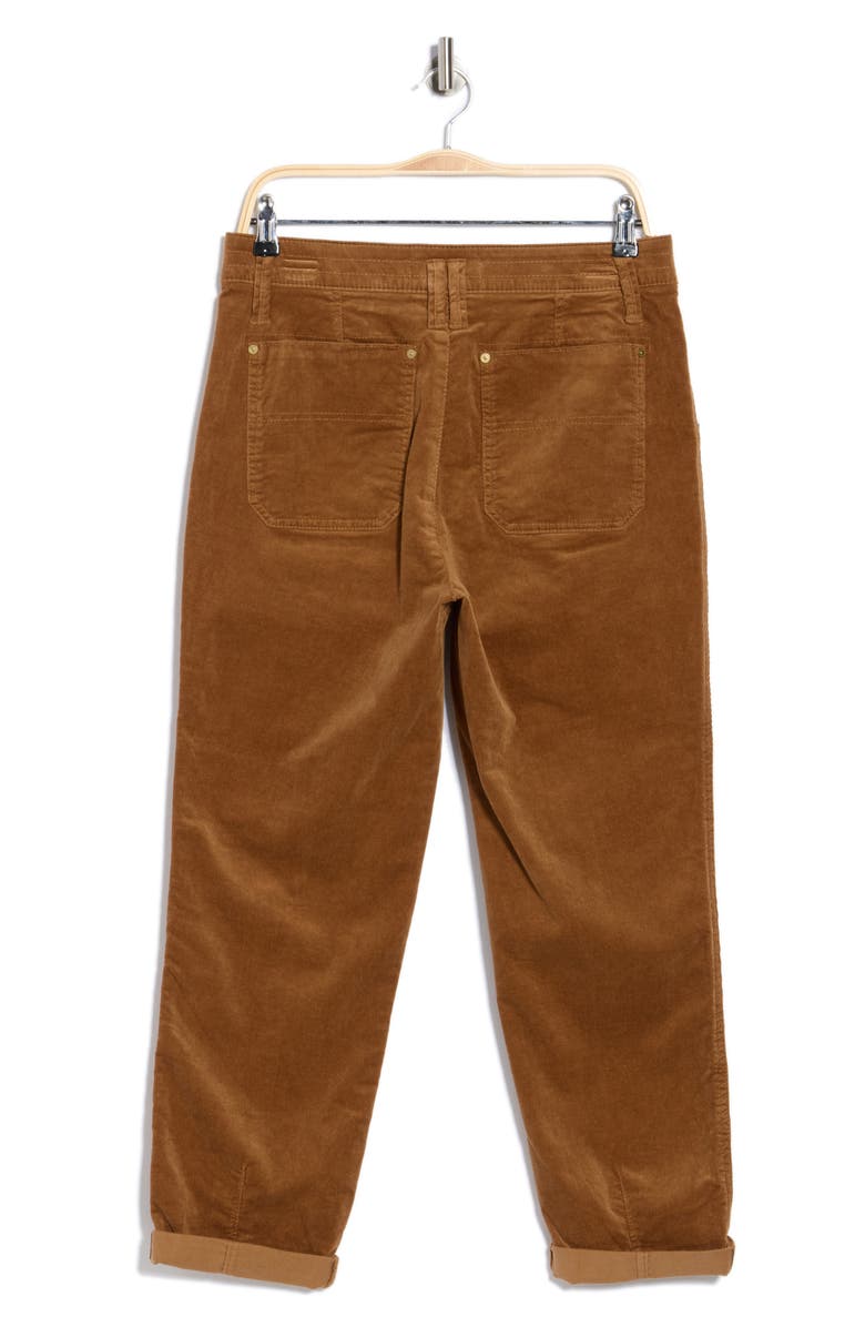 Democracy 'Ab'Solution Skyrise Straight Leg Corduroy Pants, Alternate, color, Roasted Pecan