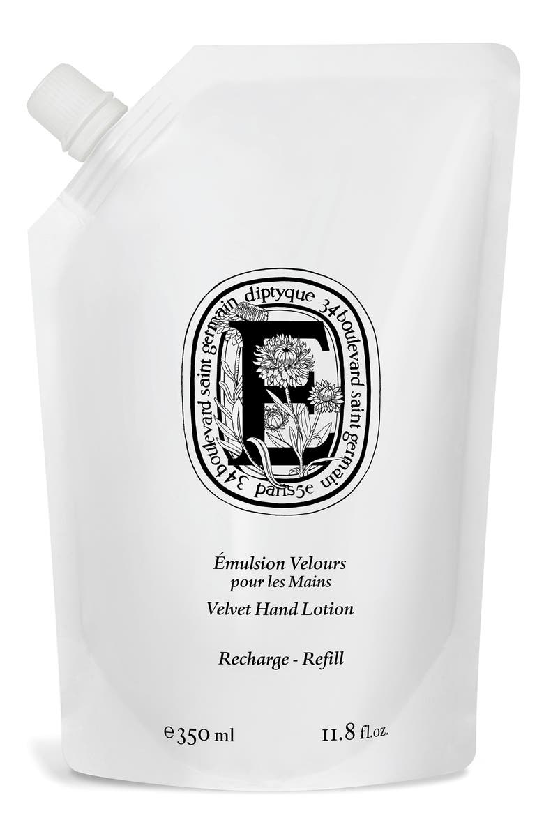 Diptyque Refill - Velvet Hand Lotion, Main, color,