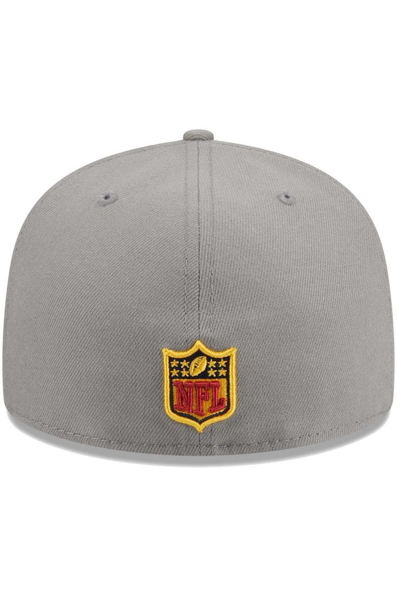 Men's New Era Gray Green Bay Packers Color Pack 59FIFTY Fitted Hat, Alternate, color, Gray