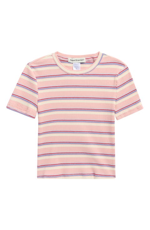 Kids' Stripe Rib T-Shirt