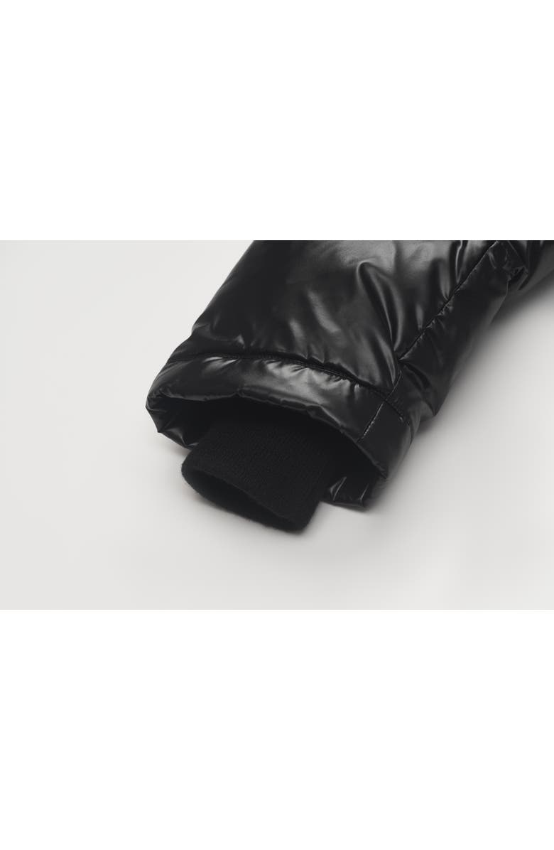 AlphaStyle Audet Mens Long Hooded Down Parka, Alternate, color, Black