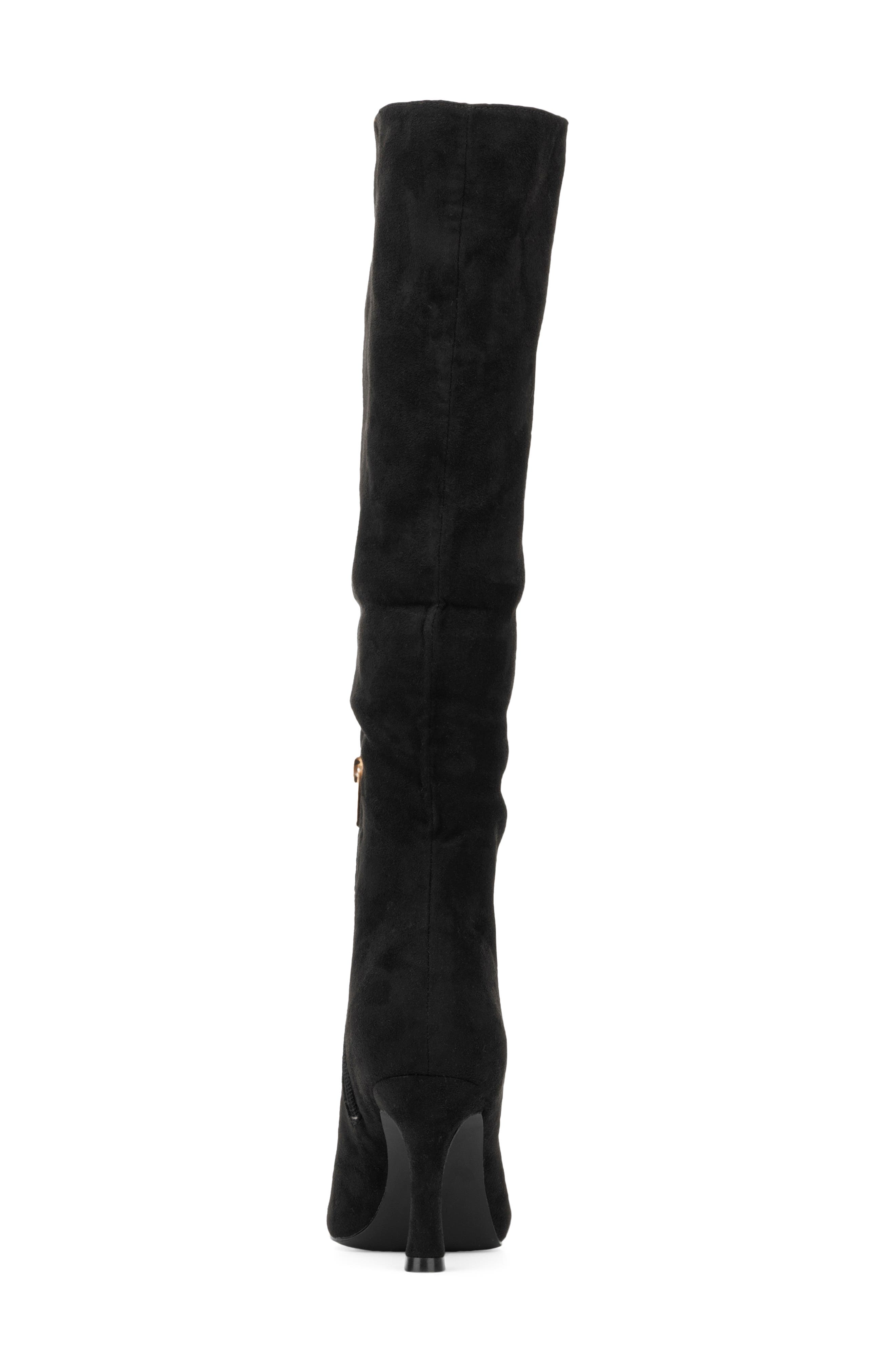Kalissa Tall Stiletto Boot, Alternate, color, BLACK/ BROWN