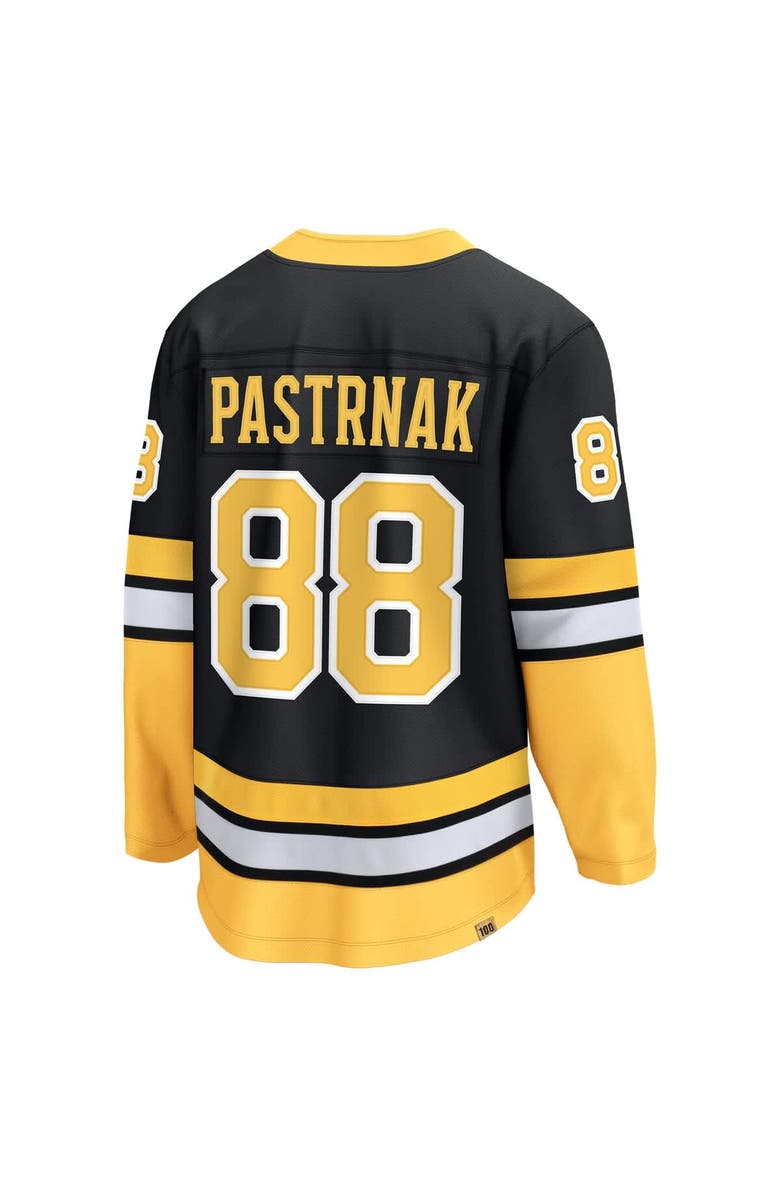 FANATICS Men's Fanatics David Pastrnak Black Boston Bruins 100th Anniversary Premier Breakaway Player Jersey, Alternate, color, 