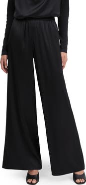 Favorite Daughter Tribeca Wide Leg Satin Pants