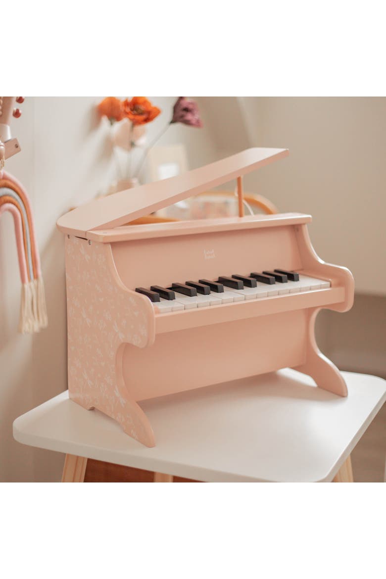 Wooden Piano Pink Musical Instrument Toy, Dragonfly & Nature,3+, Alternate, color, Multicolored