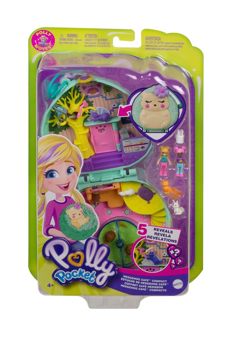 Mattel Polly Pocket(TM) Hedgehog Cafe(TM) Compact, Main, color, 
