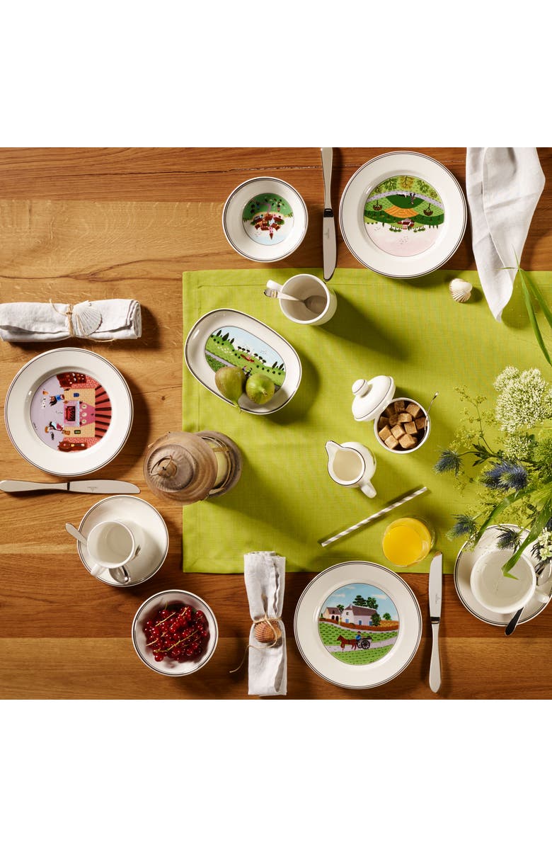 Villeroy & Boch Design Naif Rim Soup #1 Going to Market, Alternate, color, NO COLOR