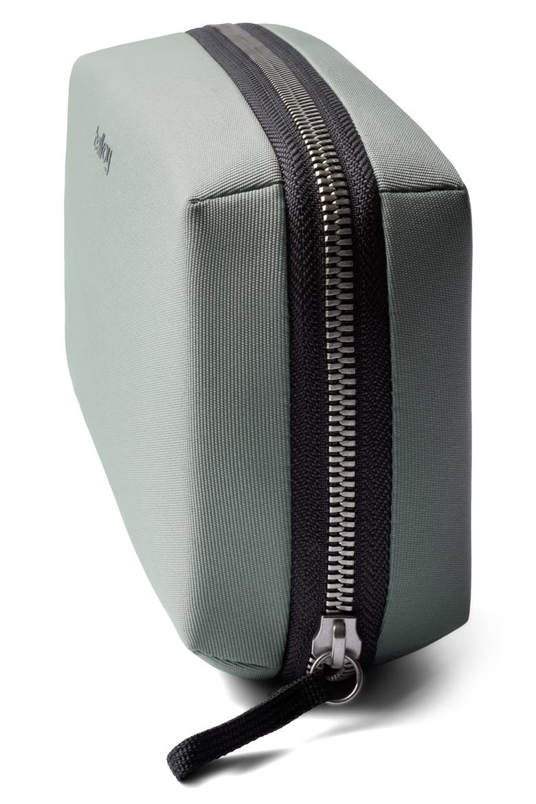 Water Resistant Recycled Polyester & Recycled Nylon Tech Case, Alternate, color, EUCALYPTUS