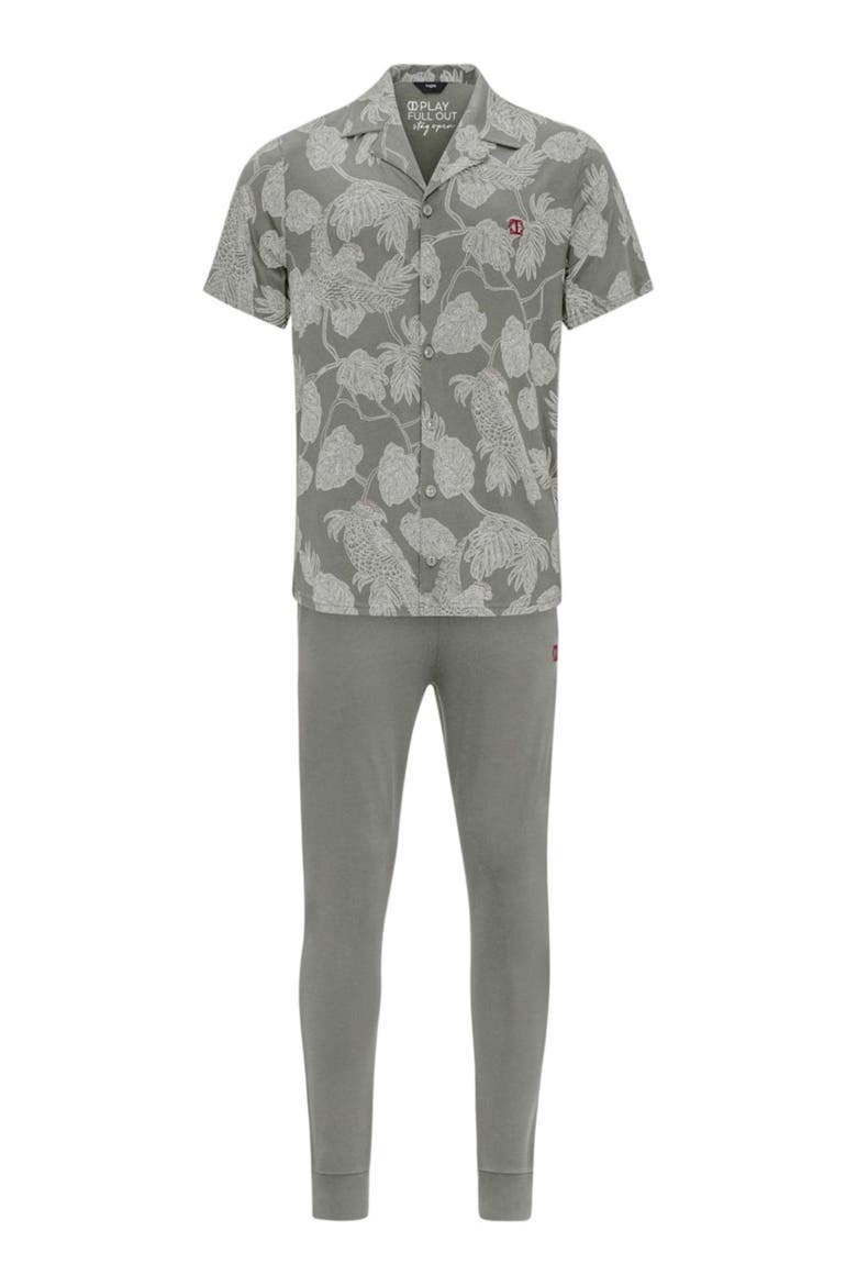 Nordin Men's pajamas, Alternate, color, Grey