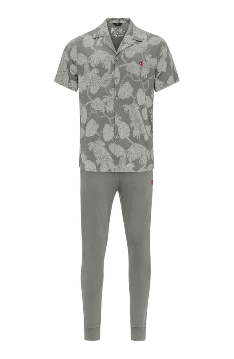 Togas Nordin Men's pajamas, Alternate, color, Grey