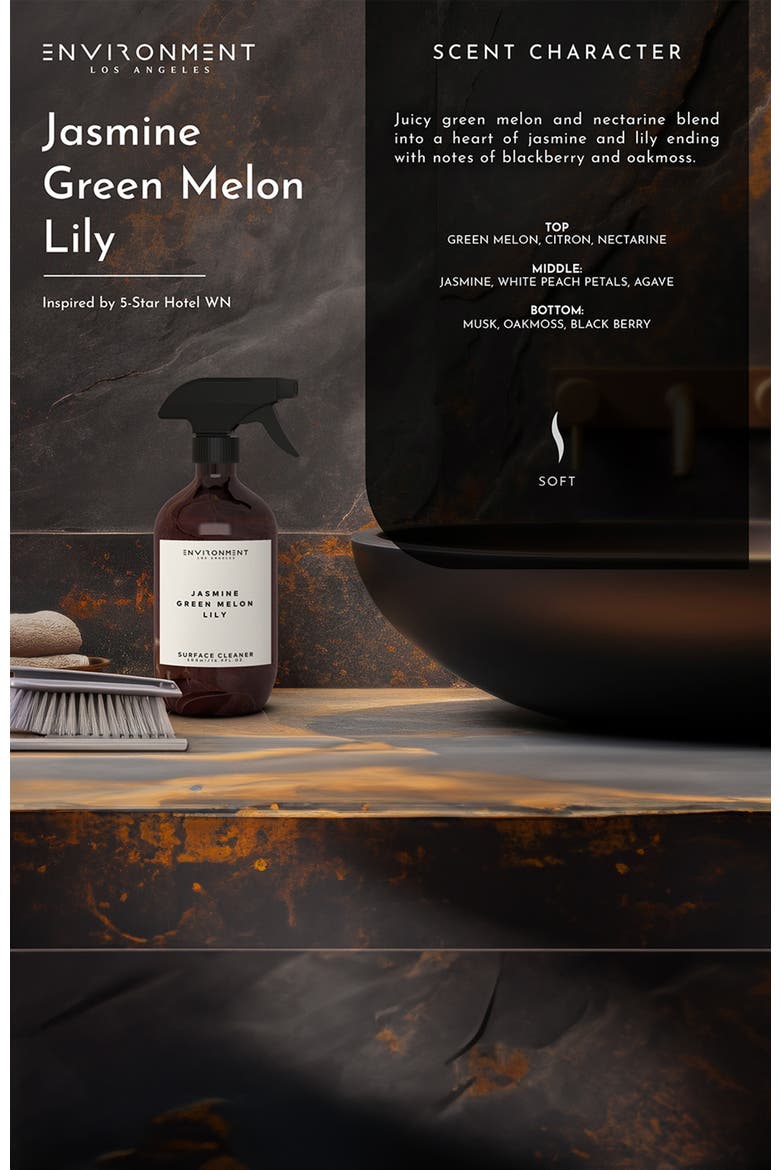 Inspired by 5-Star Luxury Hotel Surface Cleaner, Alternate, color, Jasmine | Green Melon | Lily
