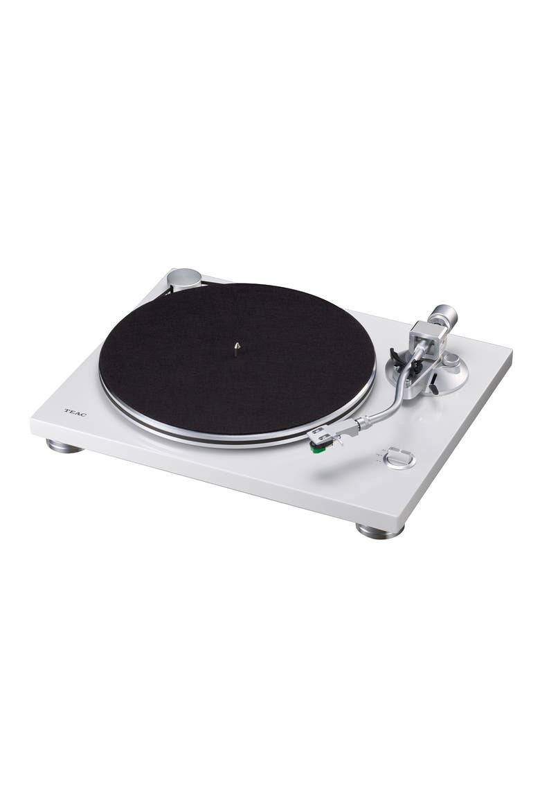 TN-3B-SE Manual Belt-Drive Turntable with Pre-Installed Audio-Technica MM Cartridge, Alternate, color, White