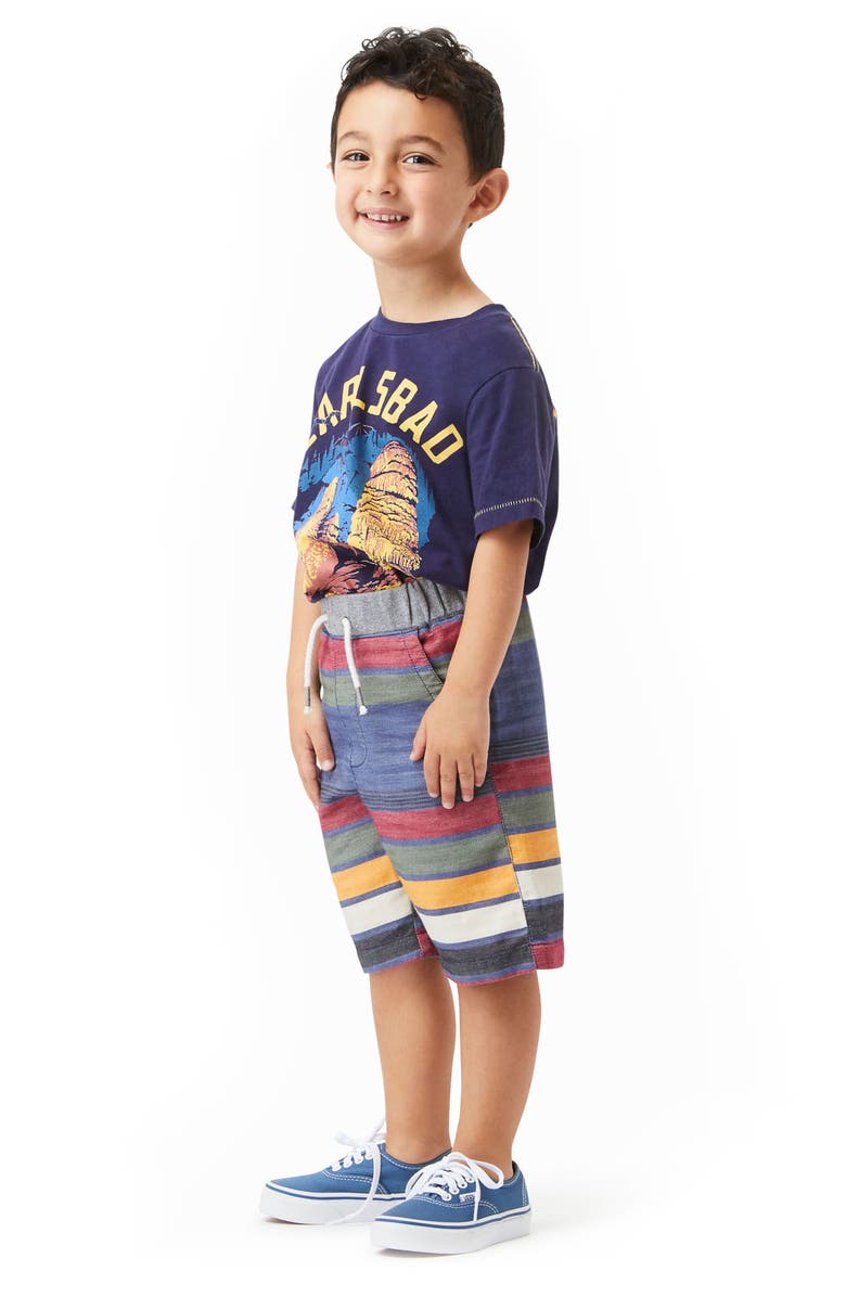 Peek Aren't You Curious Noah Stripe Shorts, Alternate, color,