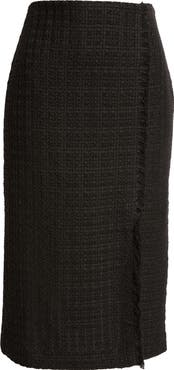 ST. JOHN Tweed Pencil Skirt