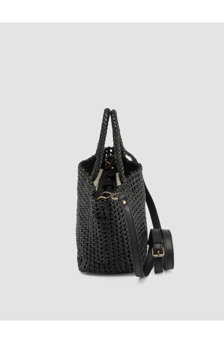 Officine Creative Vicky 001 Hand-Woven Mini Bag, Alternate, color, Black
