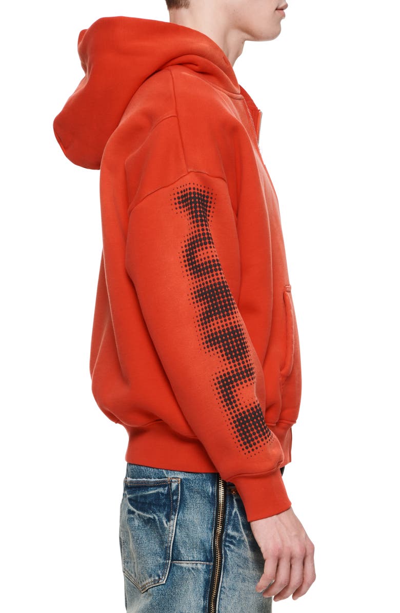 PURPLE BRAND Oversize Heavyweight Fleece Zip Hoodie, Alternate, color,