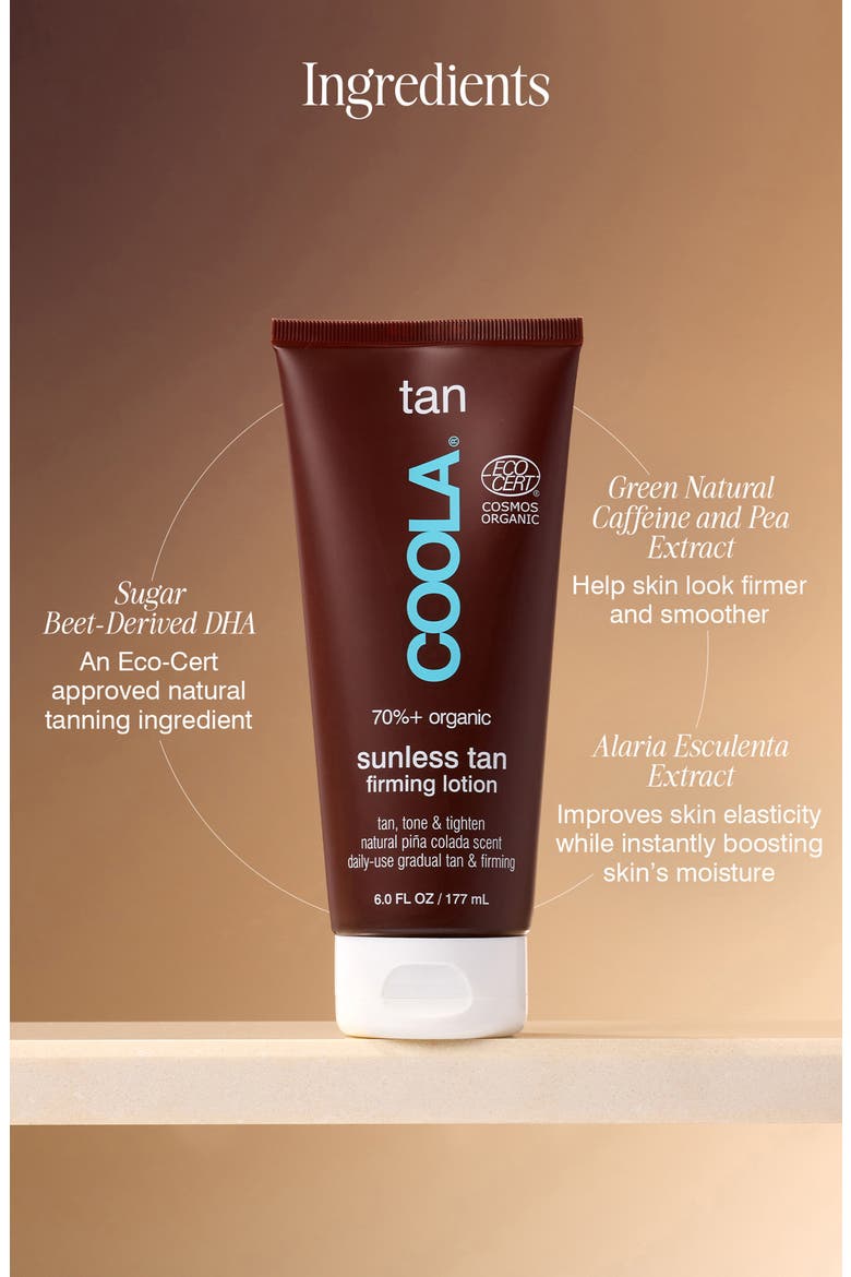 Suncare Organic Sunless Tan Firming Lotion, Alternate, color, NO COLOR