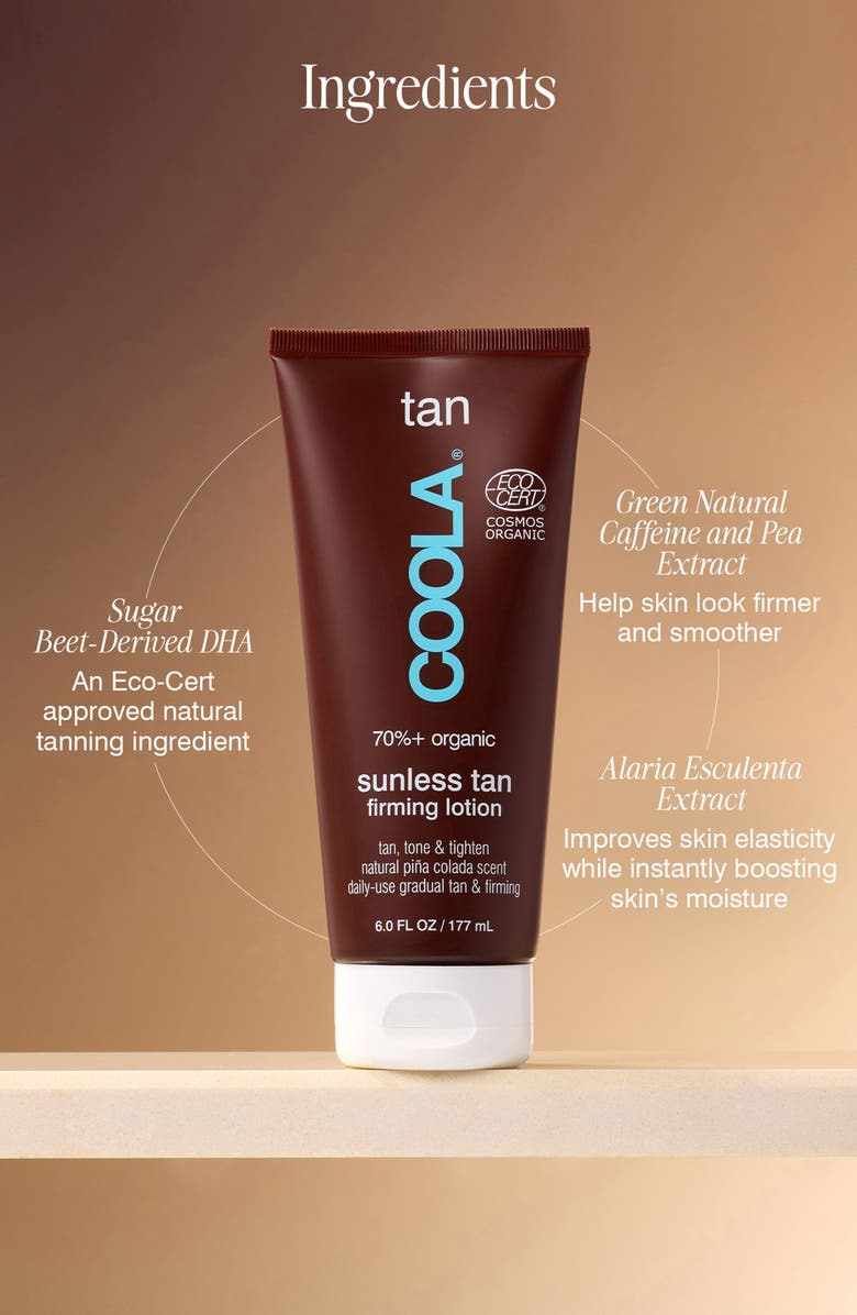 COOLA<sup>®</sup> Suncare Organic Sunless Tan Firming Lotion, Alternate, color, 