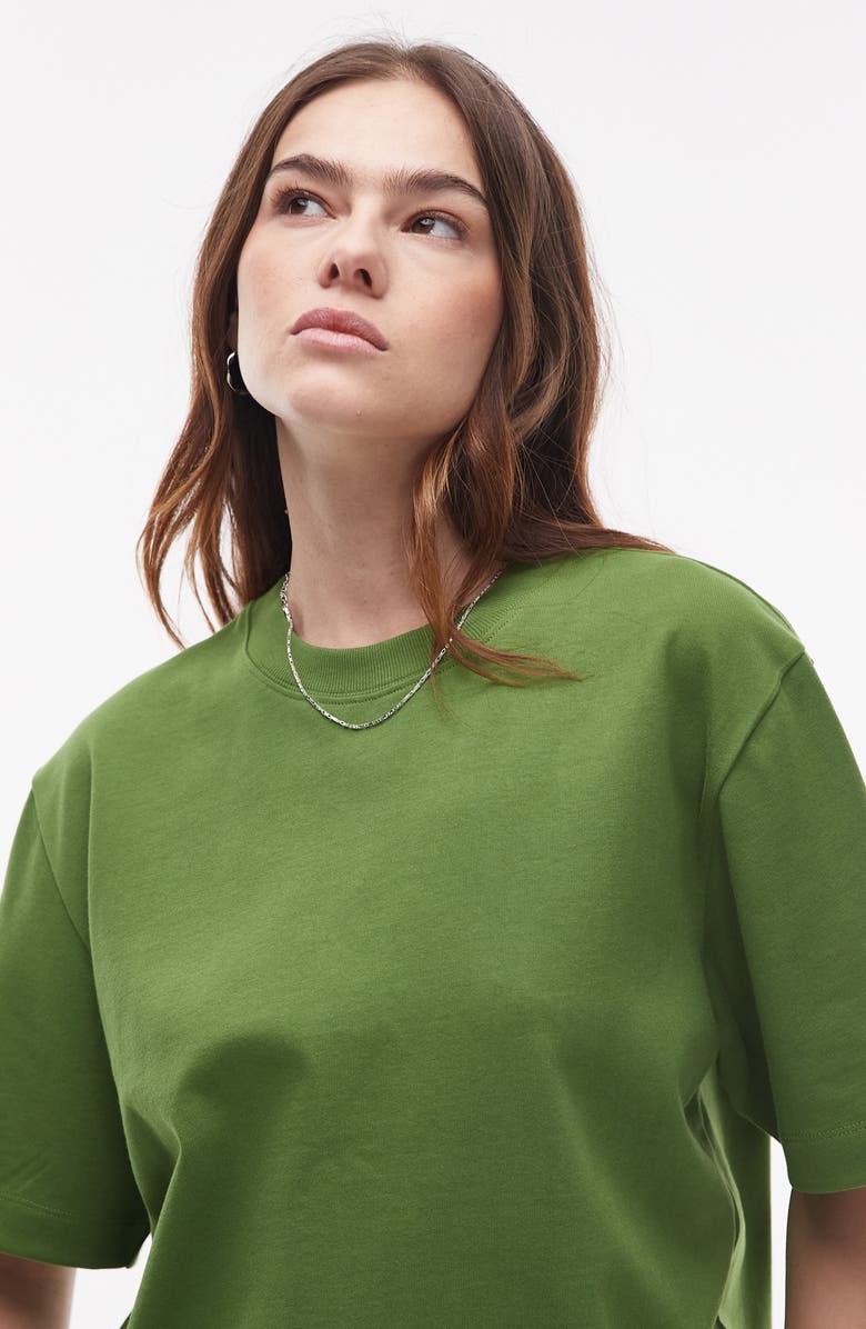 Topshop Relaxed Fit Cotton T-Shirt, Alternate, color,