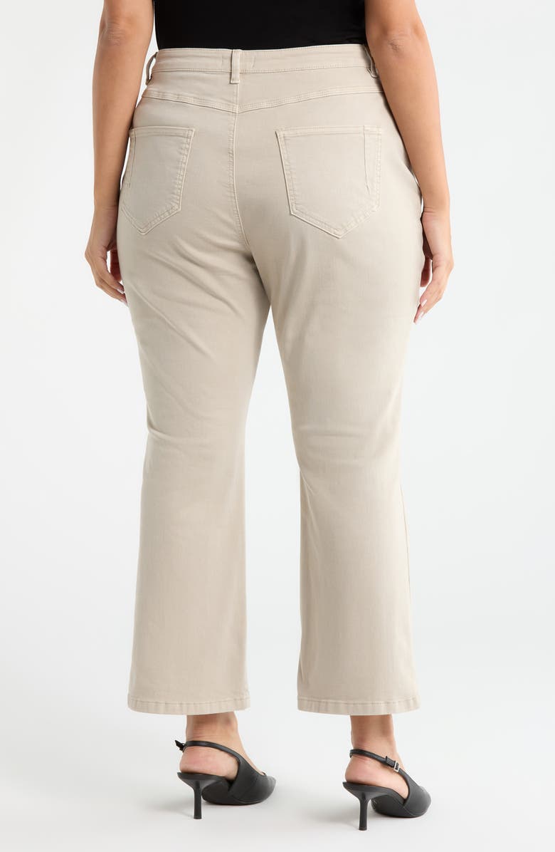 Lysse Estelle Pull-On Ankle Flare Jeans, Alternate, color, Asutex Crisp Khaki