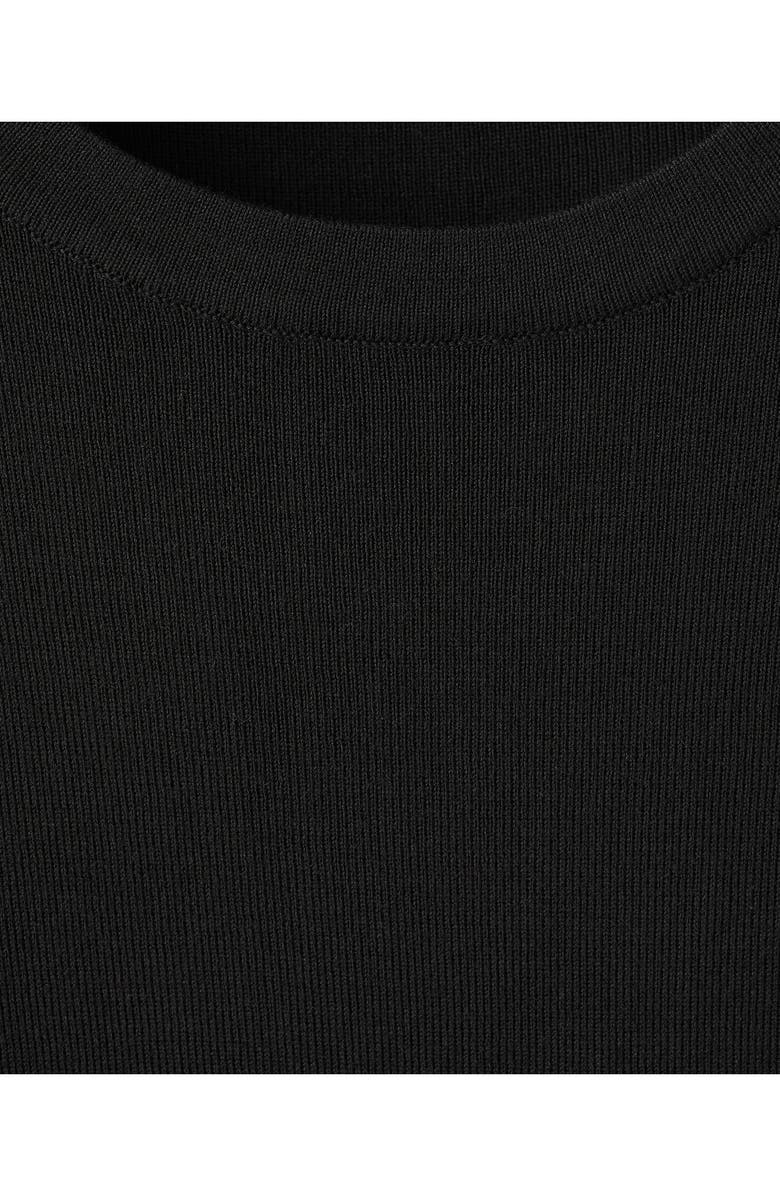 MANGO Short Sleeve Cotton Blend Sweater, Alternate, color, 