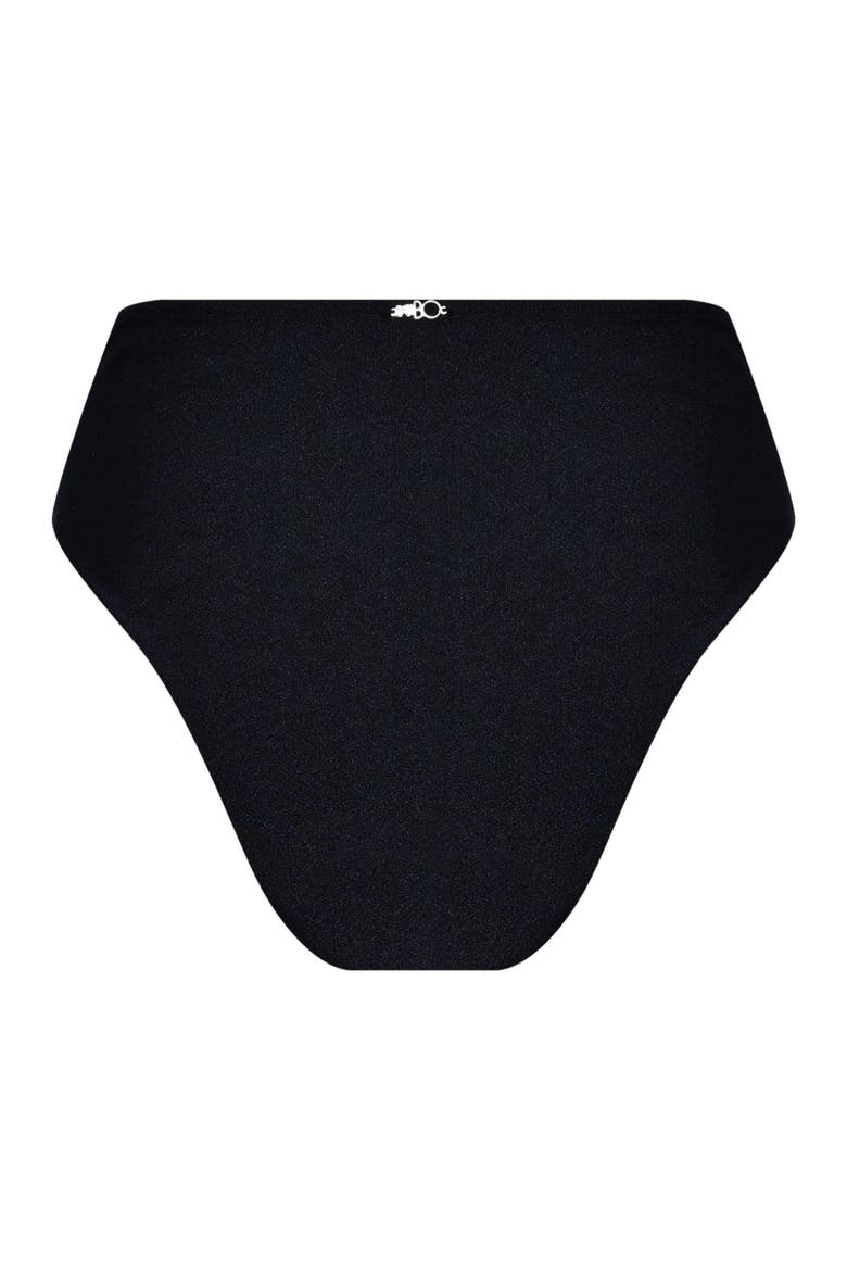 Selene Mesh Printed High Waist Bottom, Alternate, color, BLACK