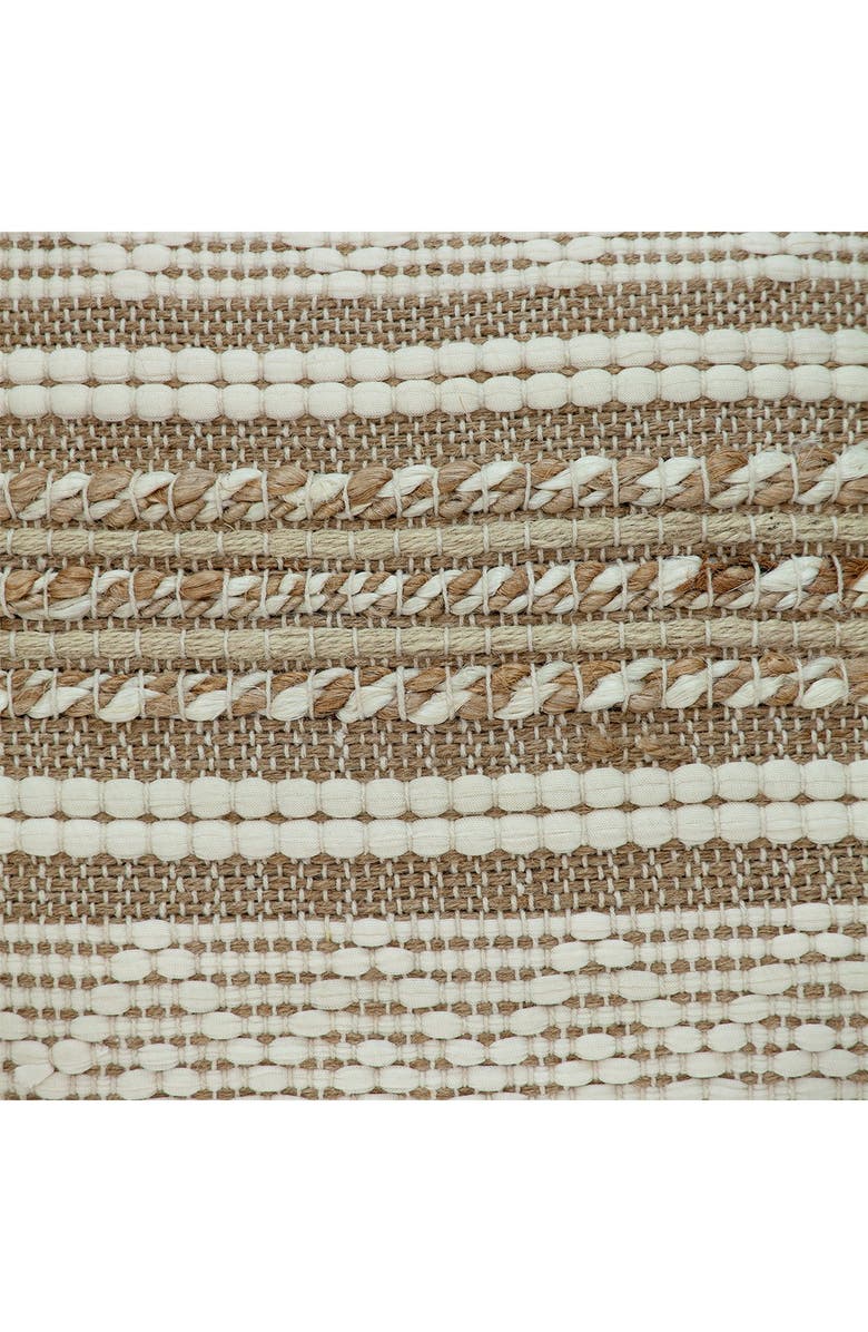 PARKLAND COLLECTION Lennon Transitional Ivory Throw Pillow, Alternate, color, Ivory