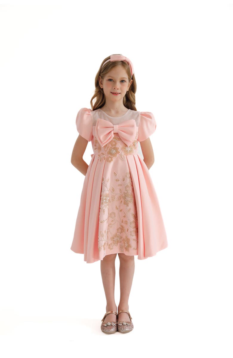 Tulleen Leona Dress, Alternate, color, Blush