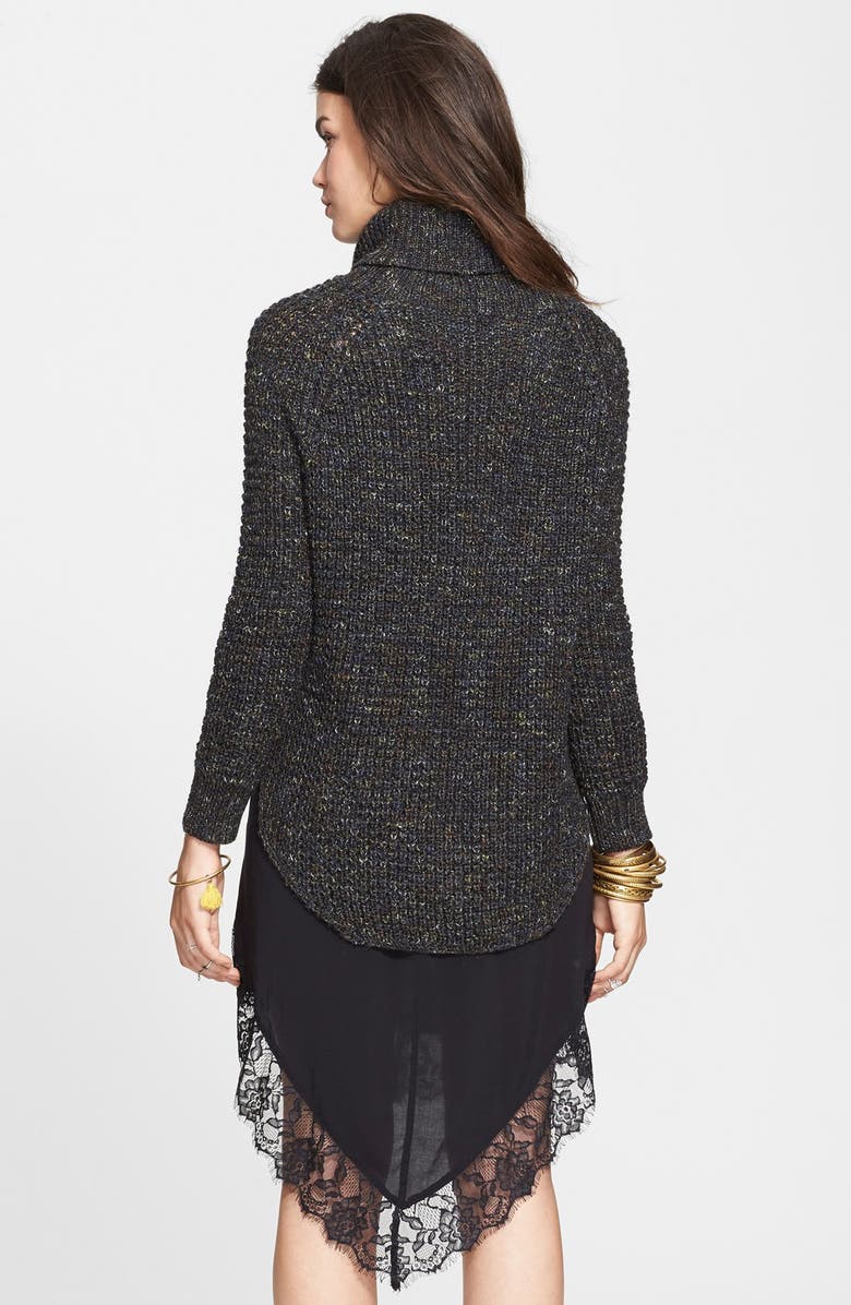 Free People Turtleneck Pullover, Alternate, color, 