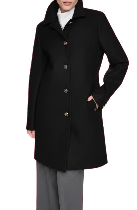 Faux Wool Walker Coat