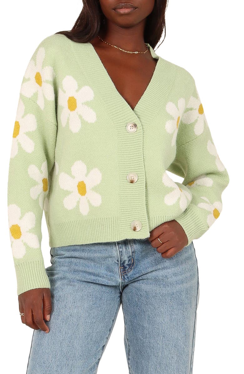 Petal & Pup Daisy Cardigan, Main, color, 