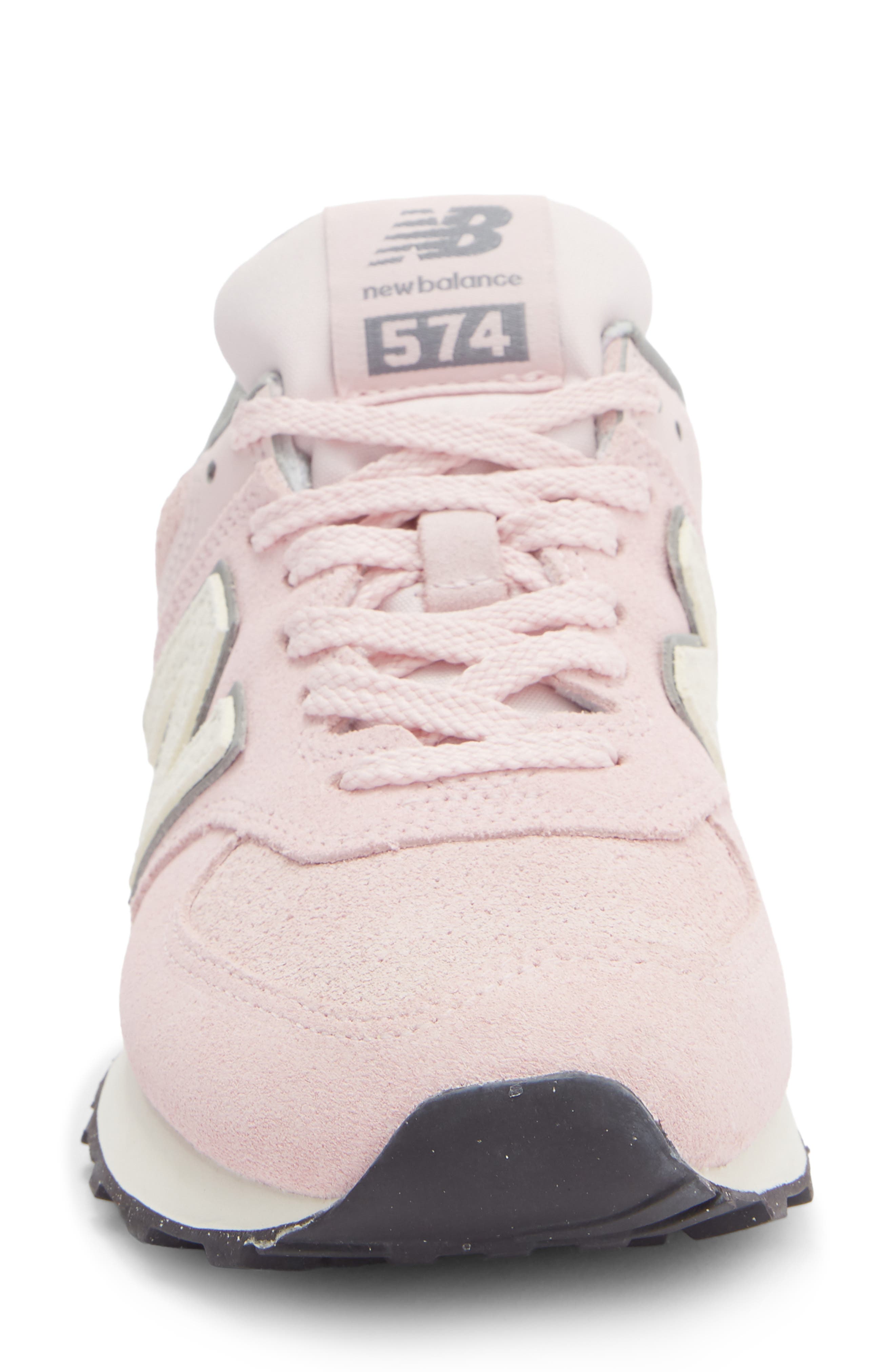 New Balance 574 Running Sneaker, Alternate, color, Rose Sugar/ Sea Salt
