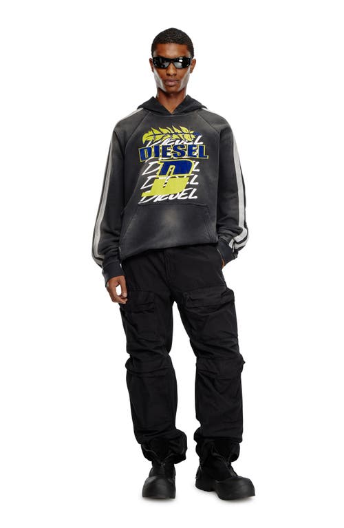 Diesel Black P-danzel Cargo Pants In Black
