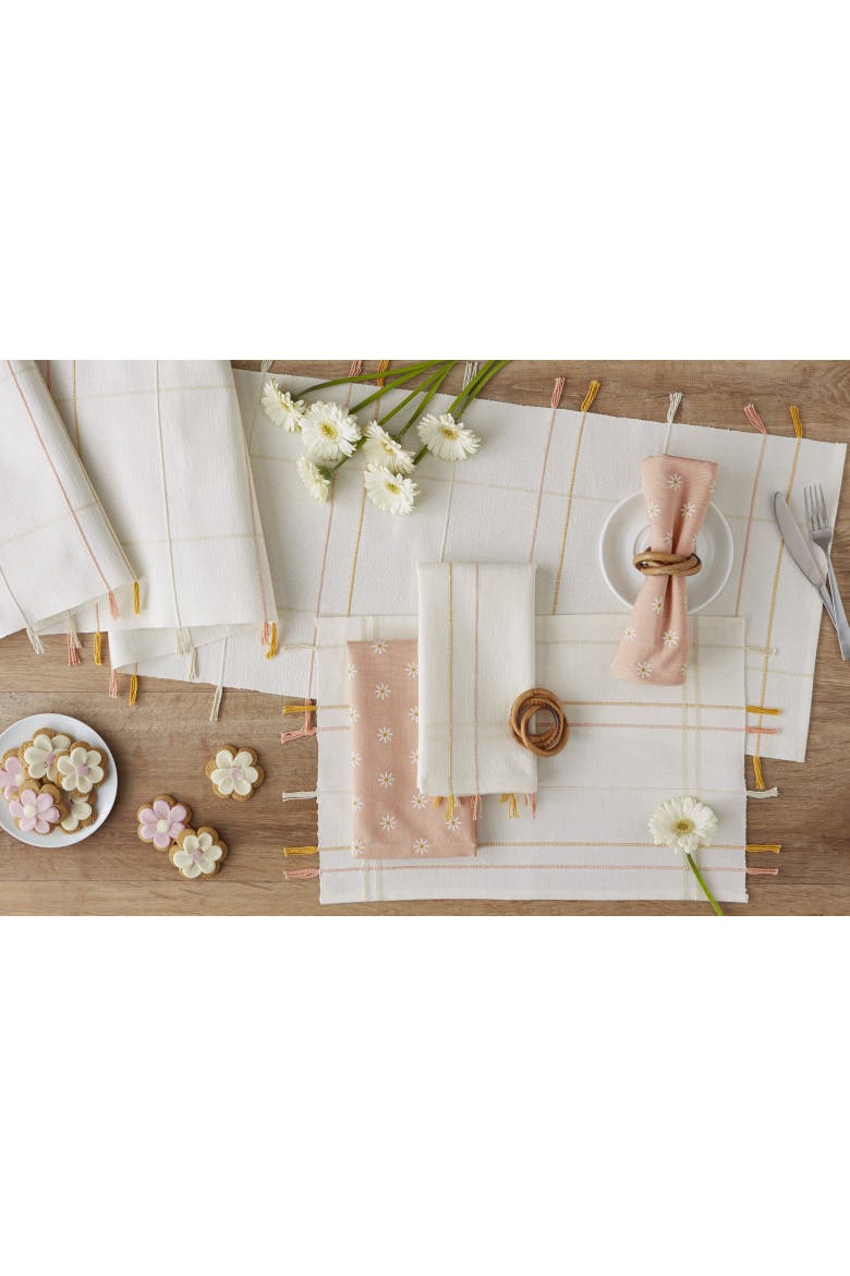 Sunbeam Stripes Rib table Runner, Alternate, color, Sunbeam